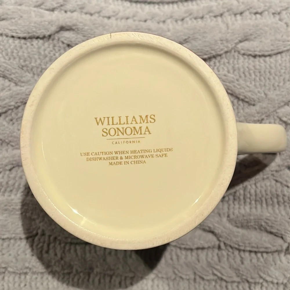 Williams Sonoma Tartan Plaid Mug